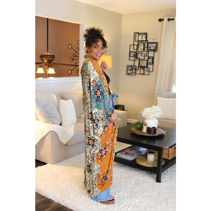 Bright Moments Long Kimono