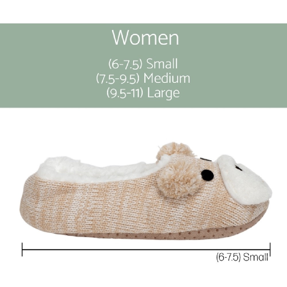 Brown Pubby Slipper Socks
