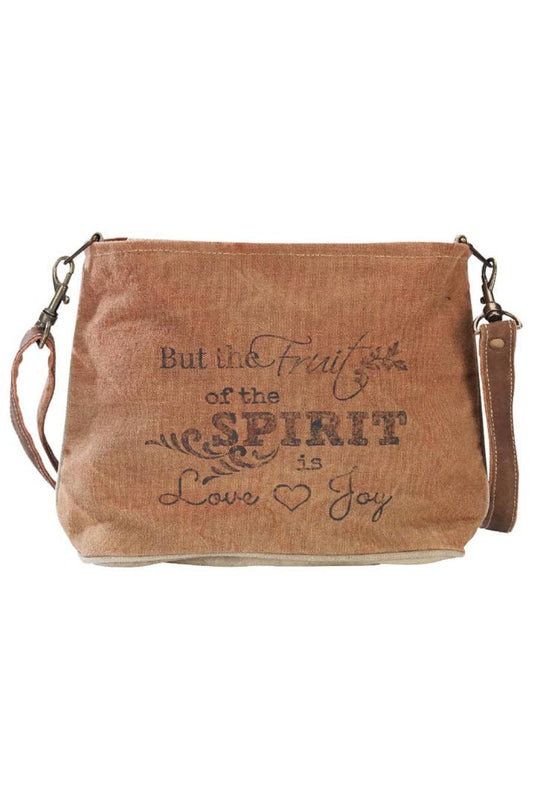 But The Fruit Of The Spirit Is Love & Joy Adjustable Shoulder Bag