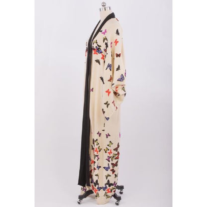 Butterfly Haven Long Kimono