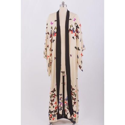 Butterfly Haven Long Kimono