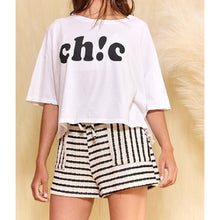 Load image into Gallery viewer, Chic Crop T-Shirt Top
