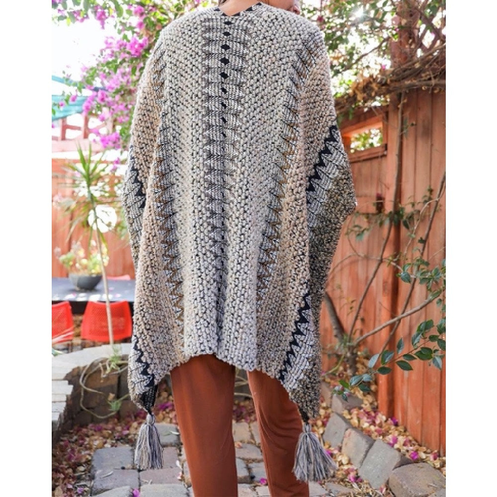 Chunky Boho Ruana
