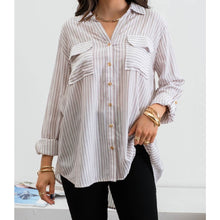 Load image into Gallery viewer, Classic Striped Woven Top
