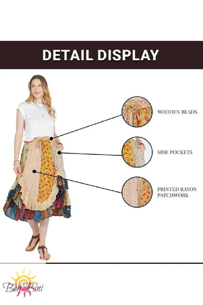 YT Coco Latte Midi Skirt