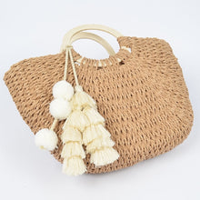 Load image into Gallery viewer, Coconut Island Woven Tote Bag

