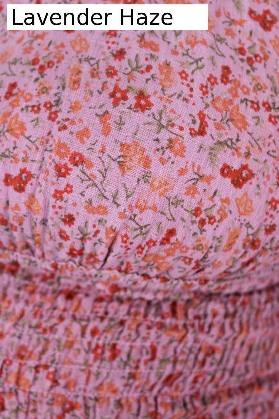 Blossoms Cotton Halter Top