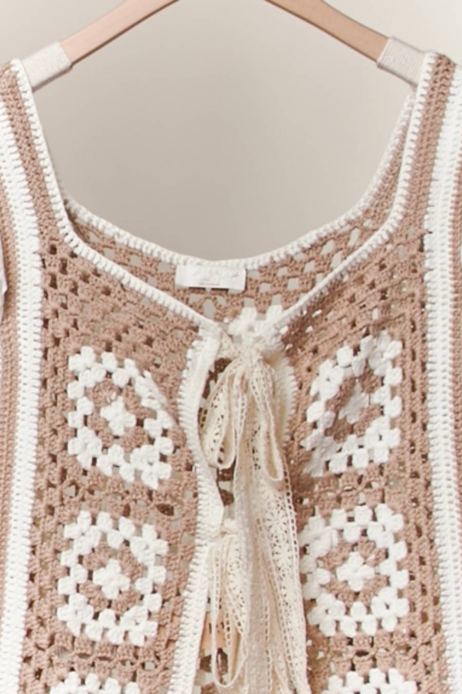 Crochet Puff Sleeve Top