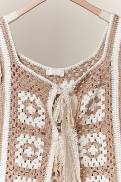 Crochet Puff Sleeve Top