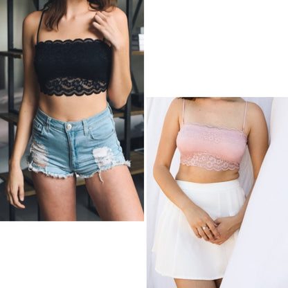 Dainty Lace Bandeau Top