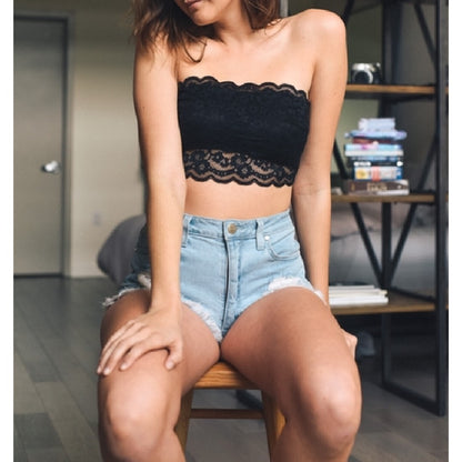 Dainty Lace Bandeau Top