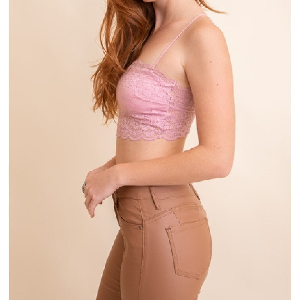 Dainty Lace Bandeau Top