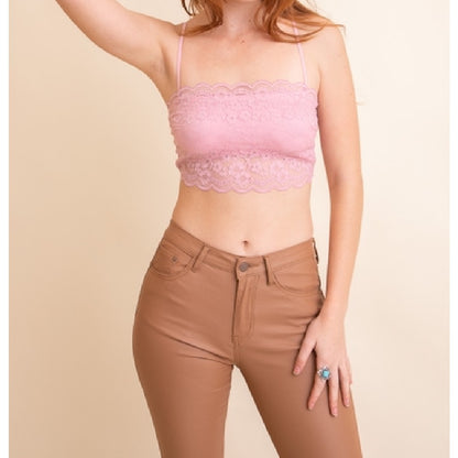 Dainty Lace Bandeau Top