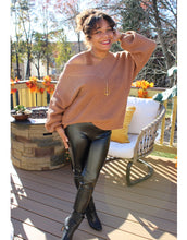 Load image into Gallery viewer, Oversized Waffle Knit Sweater
