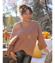 Load image into Gallery viewer, Oversized Waffle Knit Sweater
