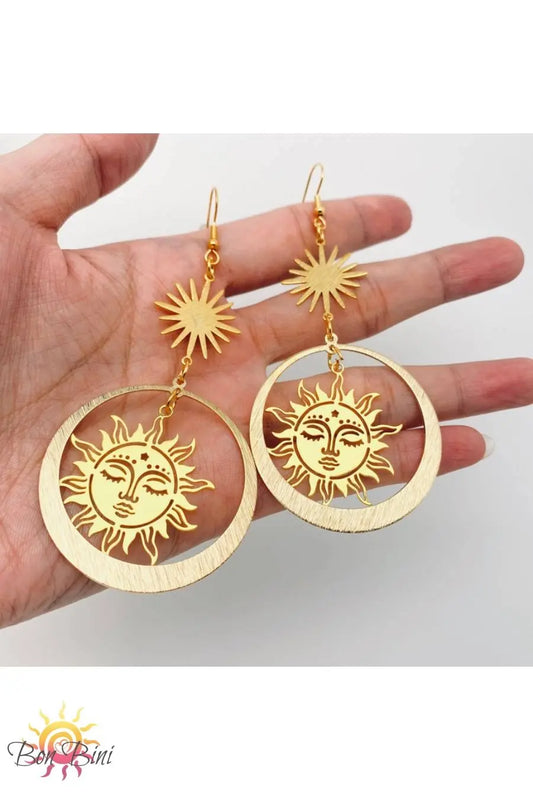 Divine Sun Goddess Earrings
