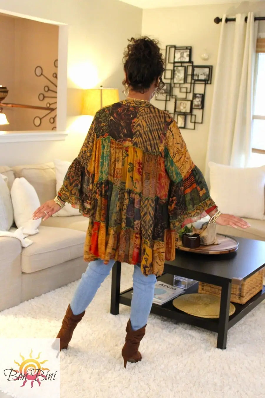 YT Earthy Boho Jhabla Top