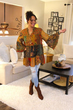 Load image into Gallery viewer, Earthy Boho Jhabla Top
