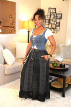 Load image into Gallery viewer, Pretty Lies Lace Up Corset Vest
