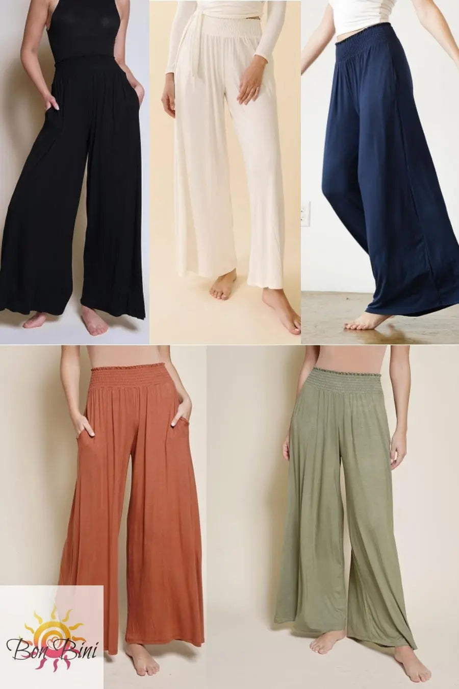 Emilia Bamboo Palazzo Pants