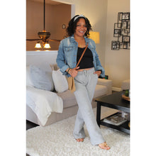 Load image into Gallery viewer, Evelina Fleece Flare Sweatpants
