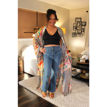 Exotic Blossom Kimono