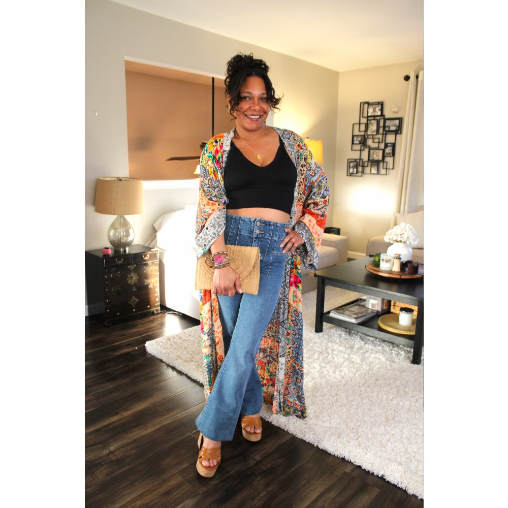 Exotic Blossom Kimono