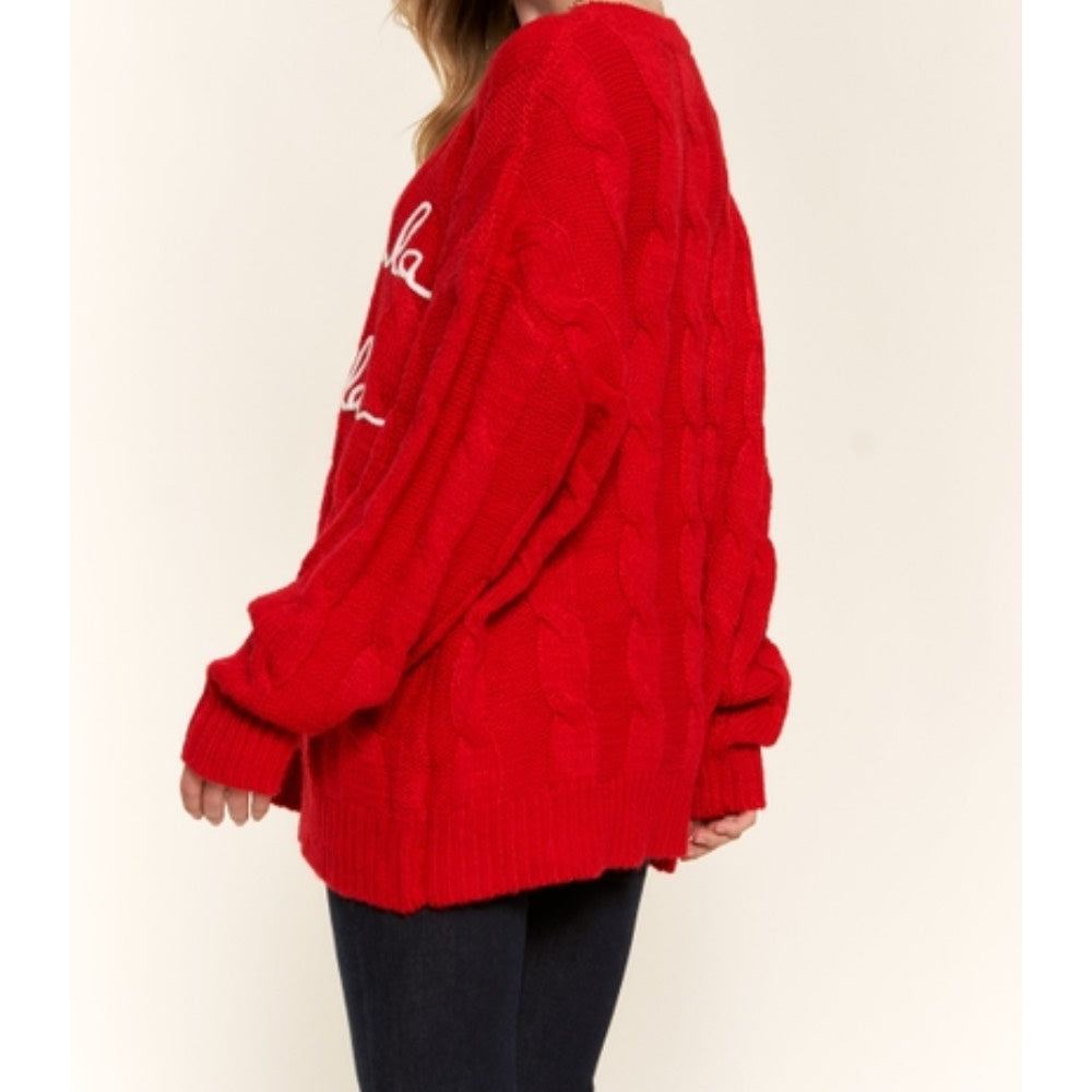 "Falalalala" Holiday Sweater