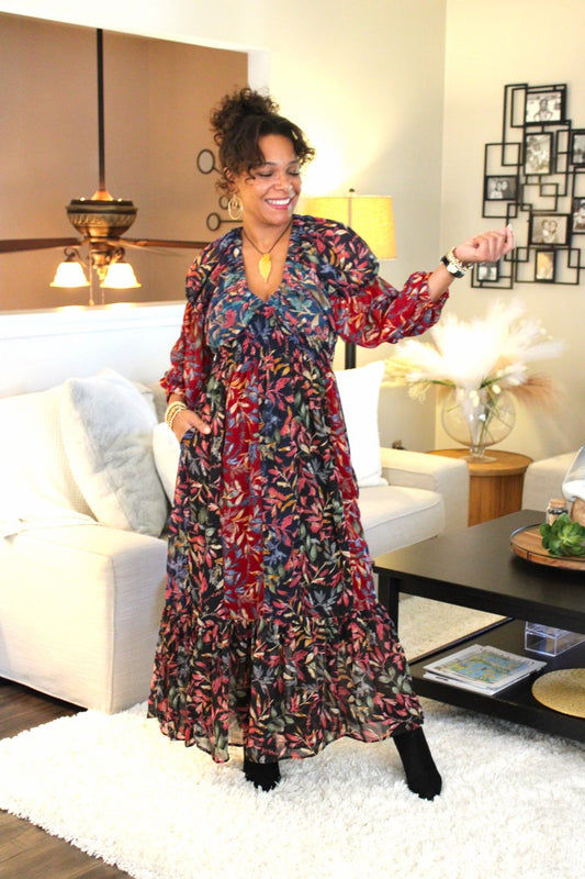 YT Fall Breeze Midi Dress