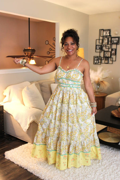Feeling Sunny Daffodil Maxi Dress