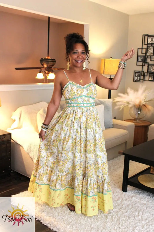 Feeling Sunny Daffodil Maxi Dress