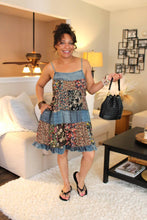 Load image into Gallery viewer, Flirty Babydoll Patchwork Dress
