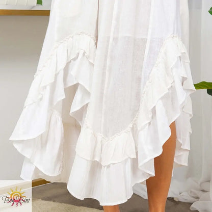 YT Frill Paradise Midi Skirt
