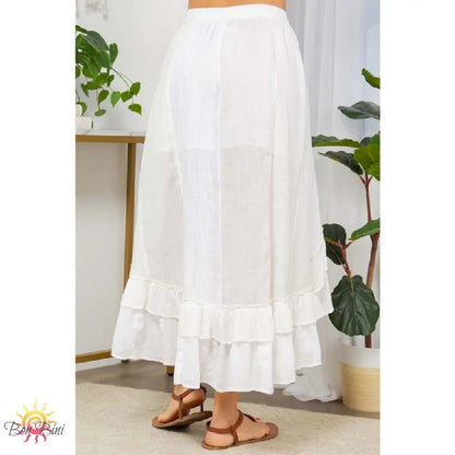 YT Frill Paradise Midi Skirt