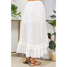 Load image into Gallery viewer, Frill Paradise Midi Skirt
