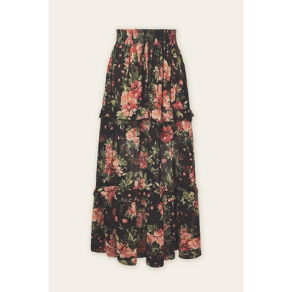 Garden Of Beauty Midi Skirt