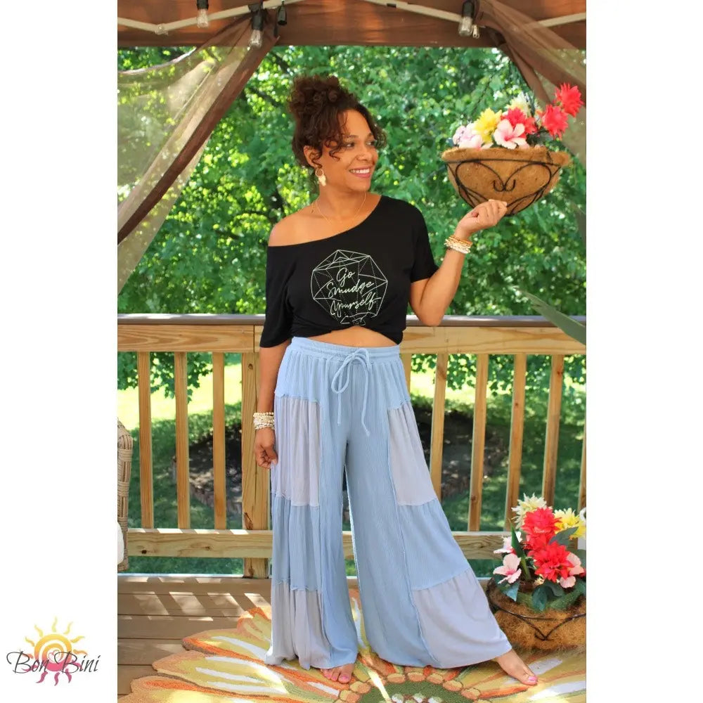 POL Stroll Along Culottes Wide Leg Pants