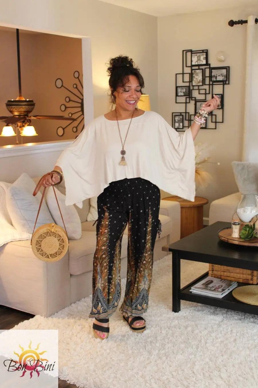 Essential Boho Poncho Top