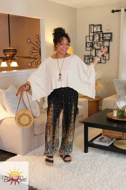 Essential Boho Poncho Top