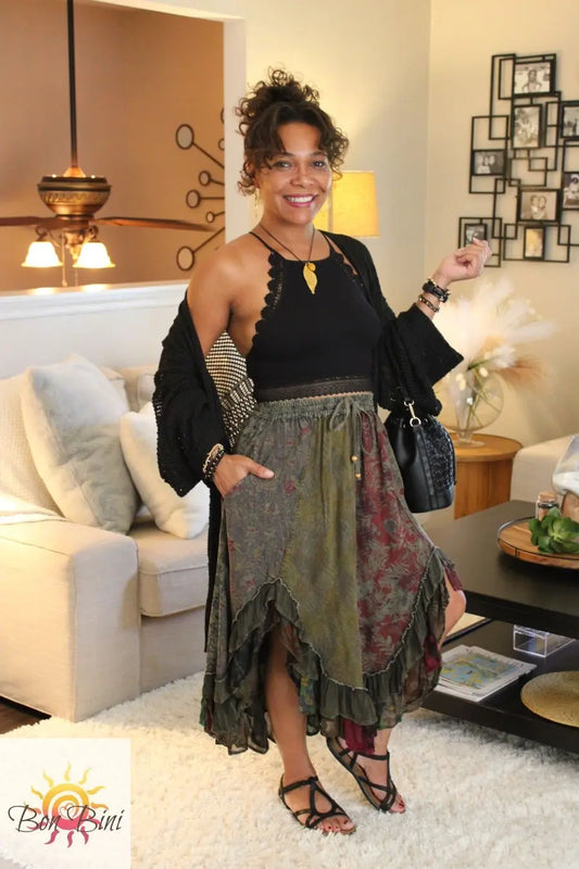 YT Forest Daze Midi Skirt