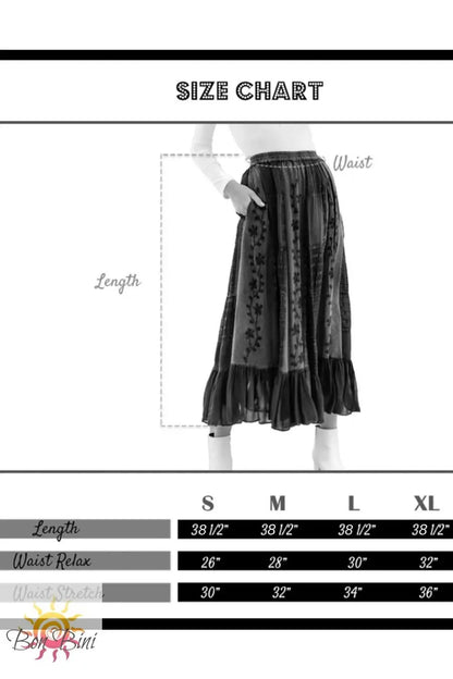 YT Gypsy Rhapsody Maxi Skirt