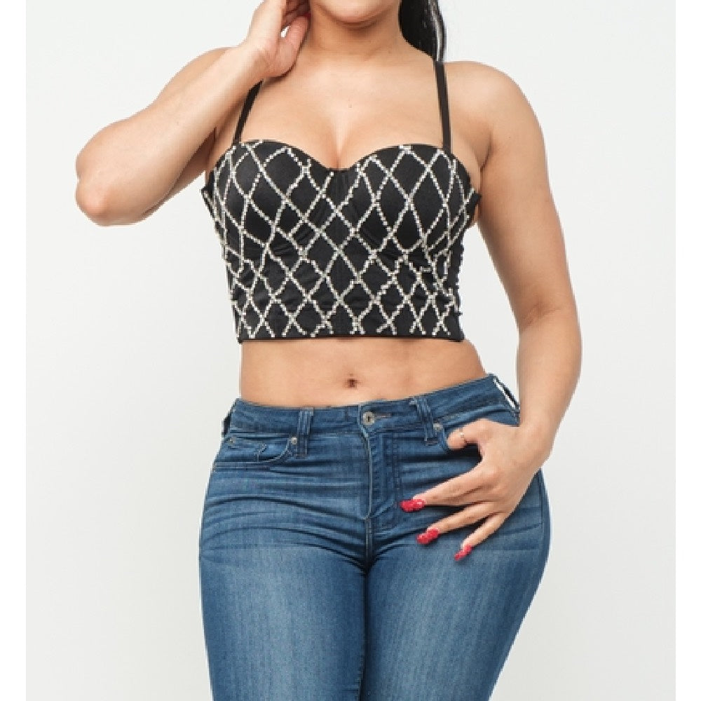 Amelia Diamond Bra Top
