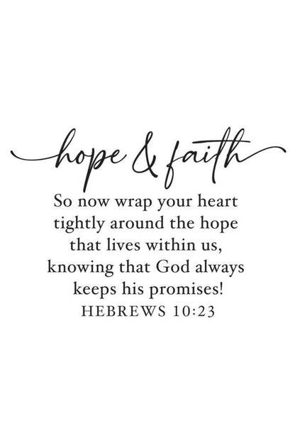 "Hope & Faith" Purple Garden Mug