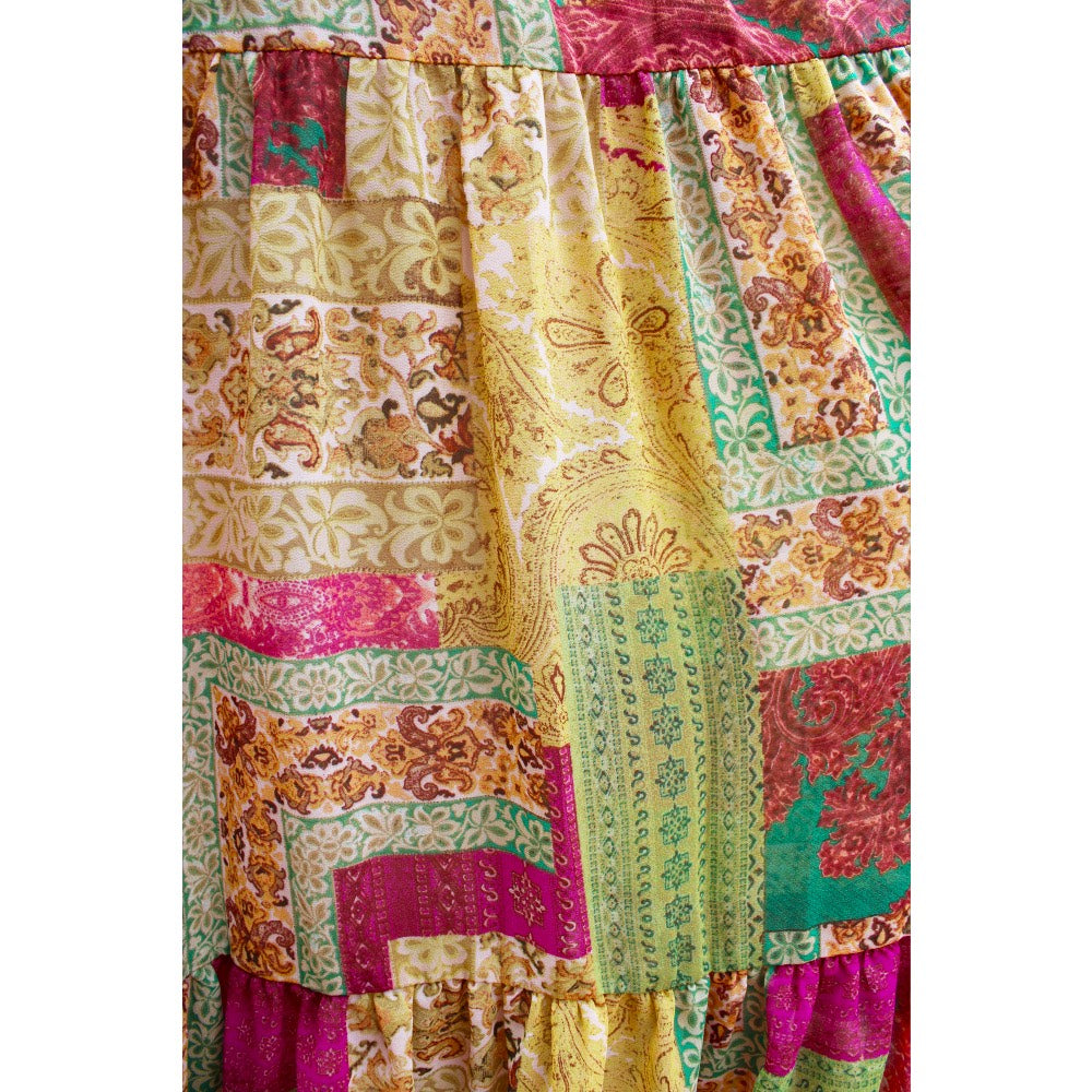 Island Aura Halter Maxi Dress