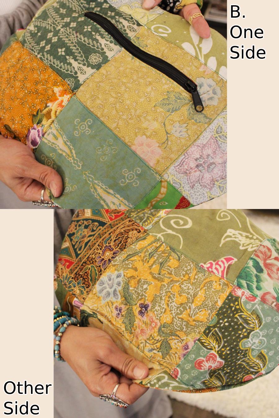 Jasper Recycled Sarong/Sari Purse