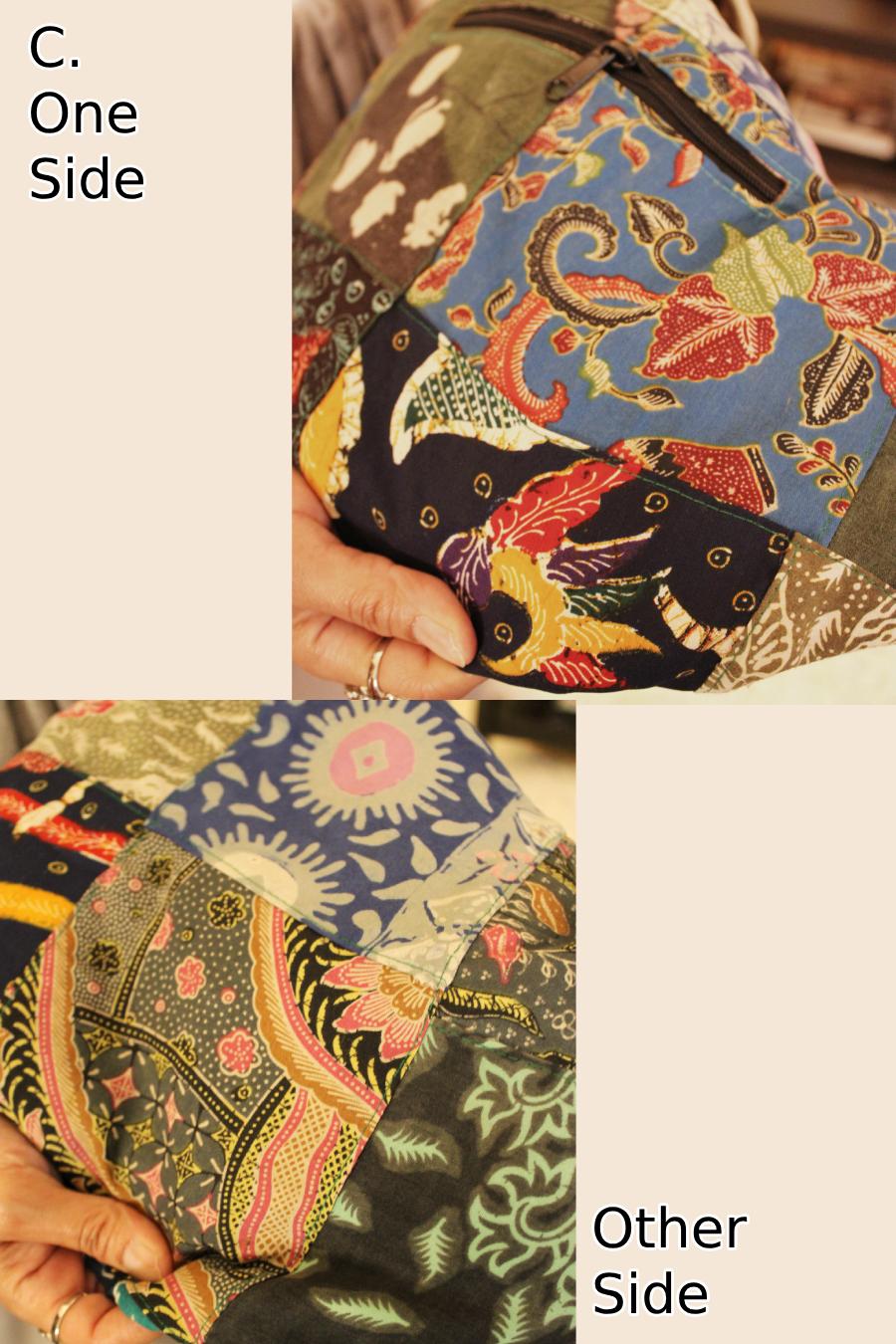 Jasper Recycled Sarong/Sari Purse