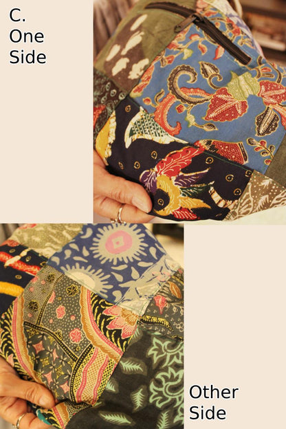 Jasper Recycled Sarong/Sari Purse
