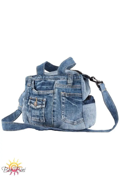Boho Jean Tote Bag