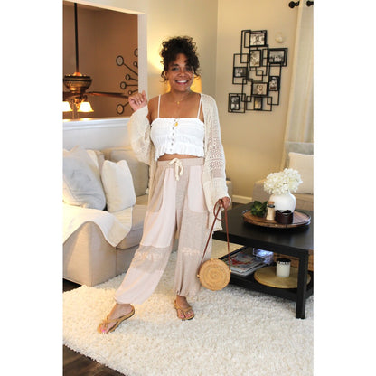 POL Ruched Fun Crop Top