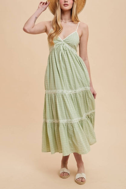 Key Lime Sweetness Maxi Dress